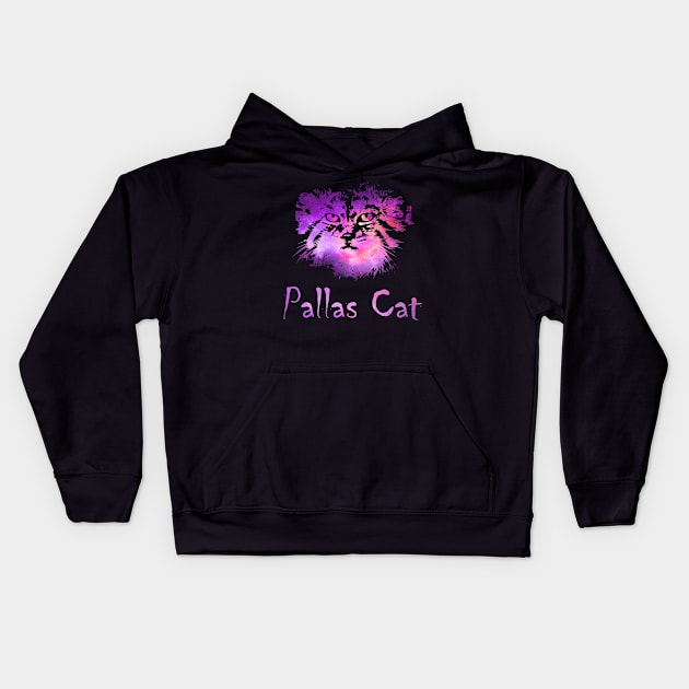 Pallas Cat - Galaxy Kids Hoodie by Scailaret